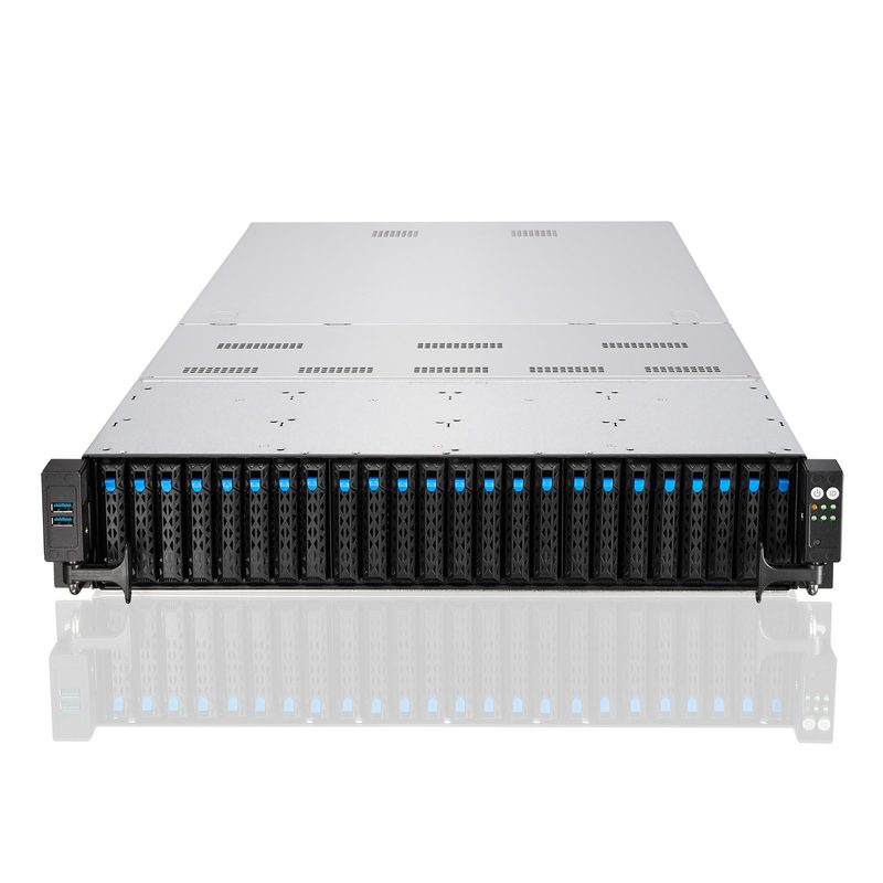 ASUS RS720-E11-RS24U Intel C741 Rack (2U) Black, Silver