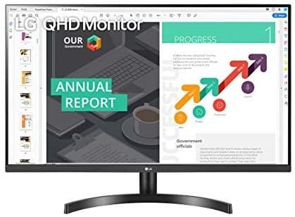 LG 32QN600-B 32-Inch QHD (2560 x 1440) IPS Monitor with HDR 10, AMD FreeSync with Dual HDMI Inputs, Black