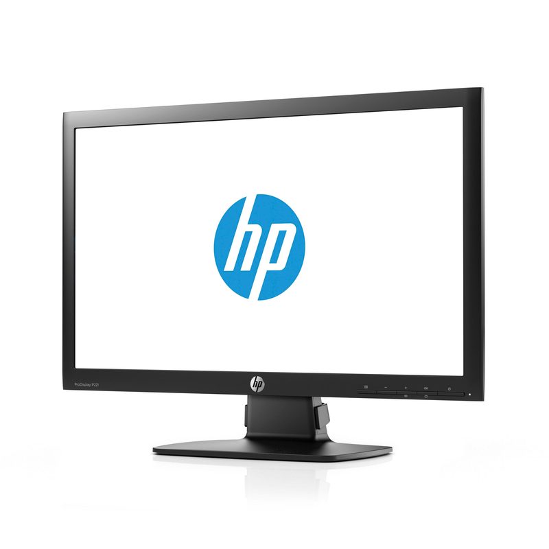 HP ProDisplay P221 computer monitor 54.6 cm (21.5") 1920 x 1080 pixels Full HD LED Black