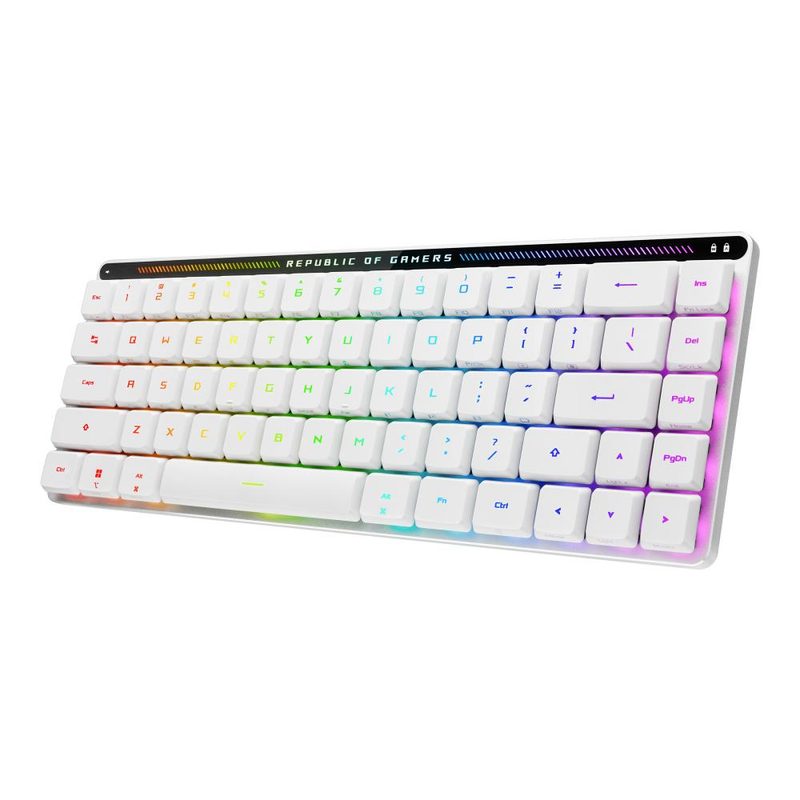 ASUS 90MP03EC-BKSA10 keyboard Gaming USB + RF Wireless + Bluetooth White