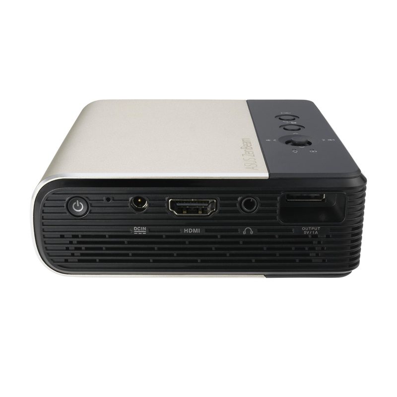 ASUS ZenBeam E2 Standard throw projector DLP WVGA (854x480) Black, Gold