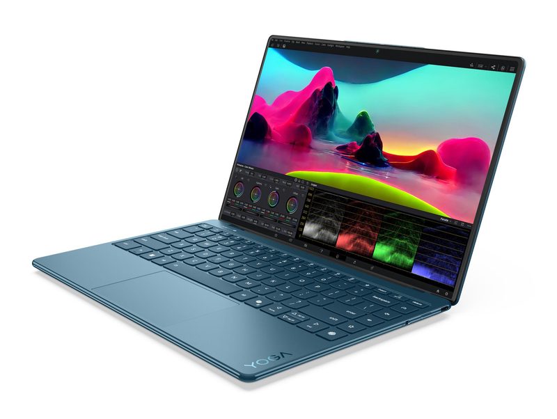 Lenovo Yoga Slim 9 14ILL10 Copilot+ PC Intel Core Ultra 7 258V Laptop 35.6 cm (14") Touchscreen WQUXGA 32 GB LPDDR5x-SDRAM 1 TB SSD Wi-Fi 7 (802.11be) Windows 11 Home Teal English