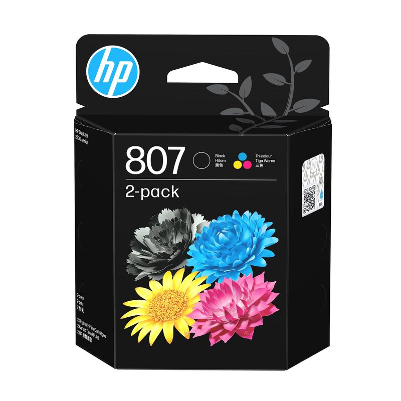 HP 807 Tri-color Original Ink Cartridge