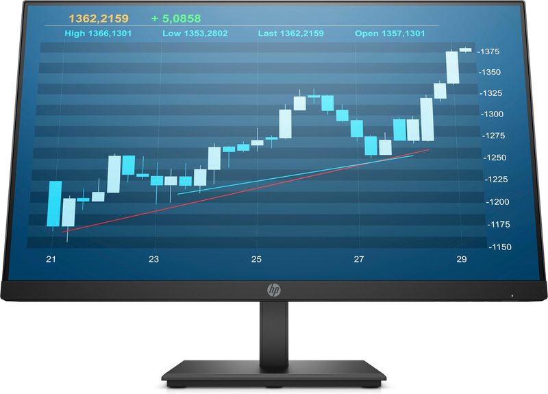 HP P244 computer monitor 60.5 cm (23.8") 1920 x 1080 pixels Full HD LED Black