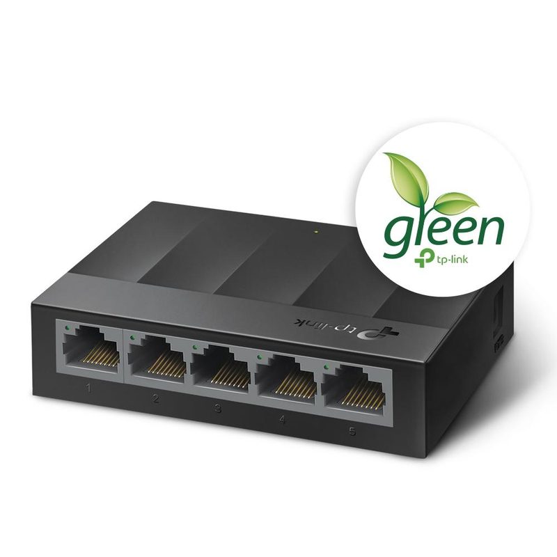 TP-Link LS1005G Unmanaged Gigabit Ethernet (10/100/1000) Black