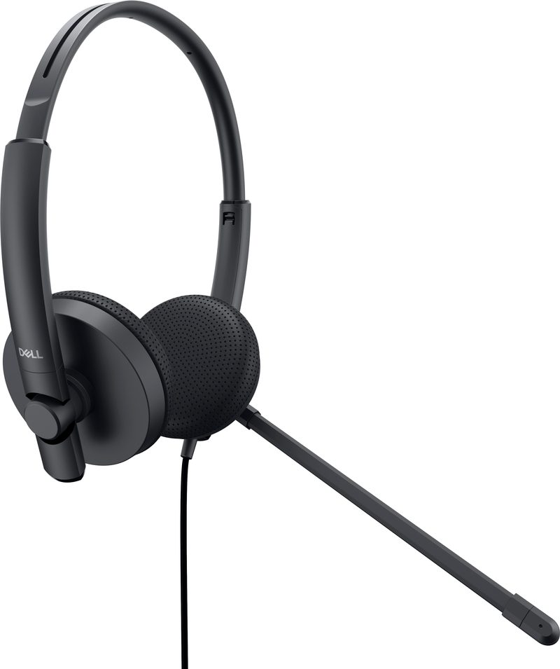 DELL WH1022 Headset Wired Head-band Calls/Music USB Type-A Black