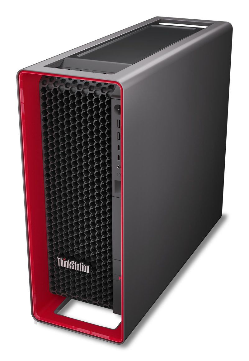 Lenovo ThinkStation P8 AMD Ryzen Threadripper PRO PRO 9945WX 64 GB DDR5-SDRAM 1 TB SSD Windows 11 Pro Tower Workstation Black