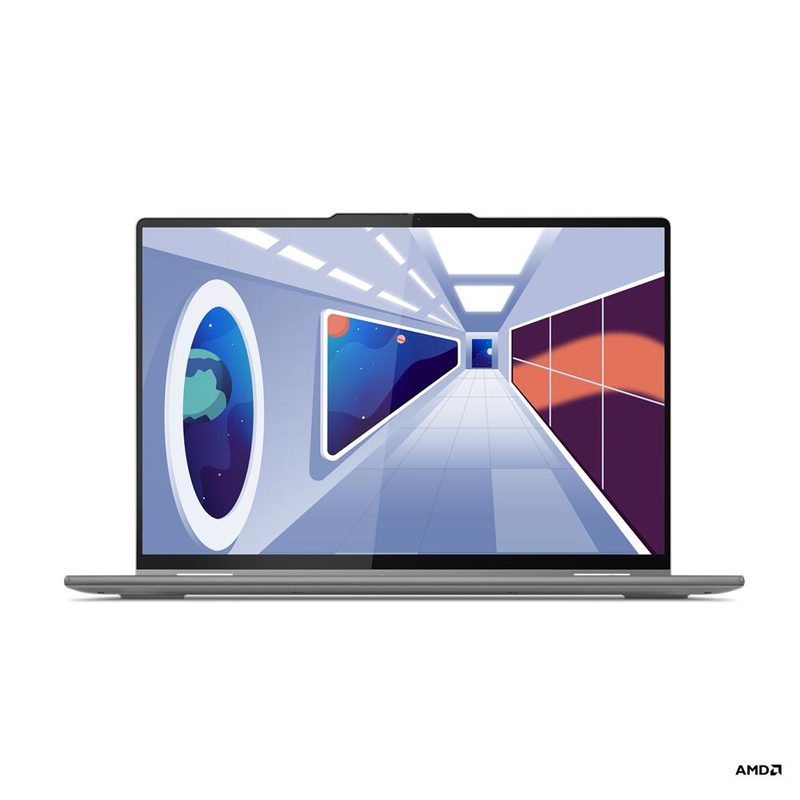 Lenovo Yoga 7 16ARP8 AMD Ryzen™ 7 7735U Hybrid (2-in-1) 40.6 cm (16") Touchscreen WUXGA 16 GB LPDDR5-SDRAM 512 GB SSD Wi-Fi 6E (802.11ax) Windows 11 Home Grey UK English