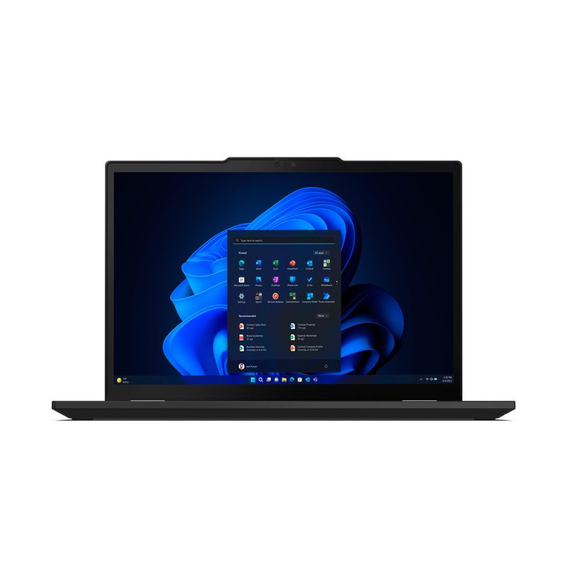 Lenovo ThinkPad X13 2-in-1 Gen 5 Intel Core Ultra 5 135U Hybrid (2-in-1) 33.8 cm (13.3") Touchscreen WUXGA 16 GB LPDDR5x-SDRAM 512 GB SSD Wi-Fi 6E (802.11ax) Windows 11 Pro Black