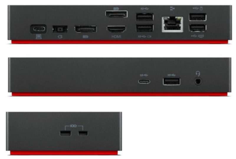 Lenovo ThinkPad Universal USB-C Wired USB 3.2 Gen 1 (3.1 Gen 1) Type-C Black