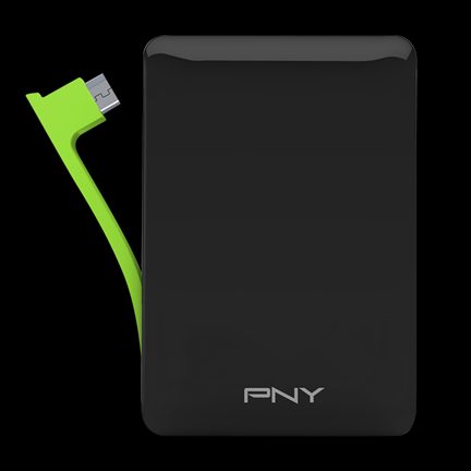 PowerPack M3000 with Built-in Micro-USB Cable Portable Battery Charger