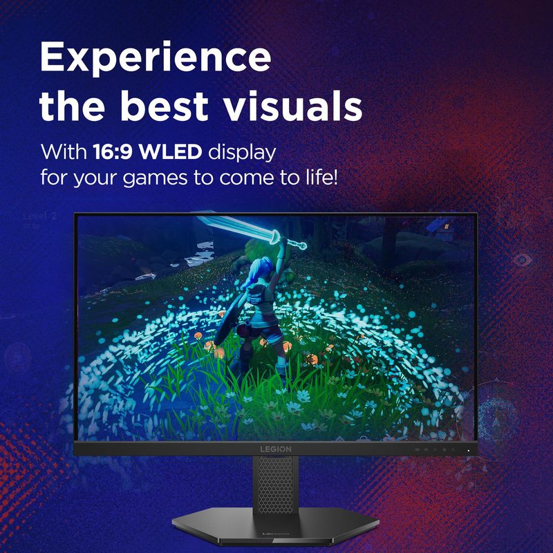 Lenovo Legion 24-10 computer monitor 60.5 cm (23.8") 1920 x 1080 pixels Full HD LED Black