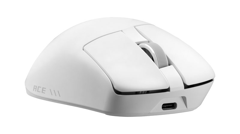 ASUS ROG Gladius IV Ace WHT mouse Gaming Right-hand RF Wireless + Bluetooth + USB Type-A Optical 65000 DPI