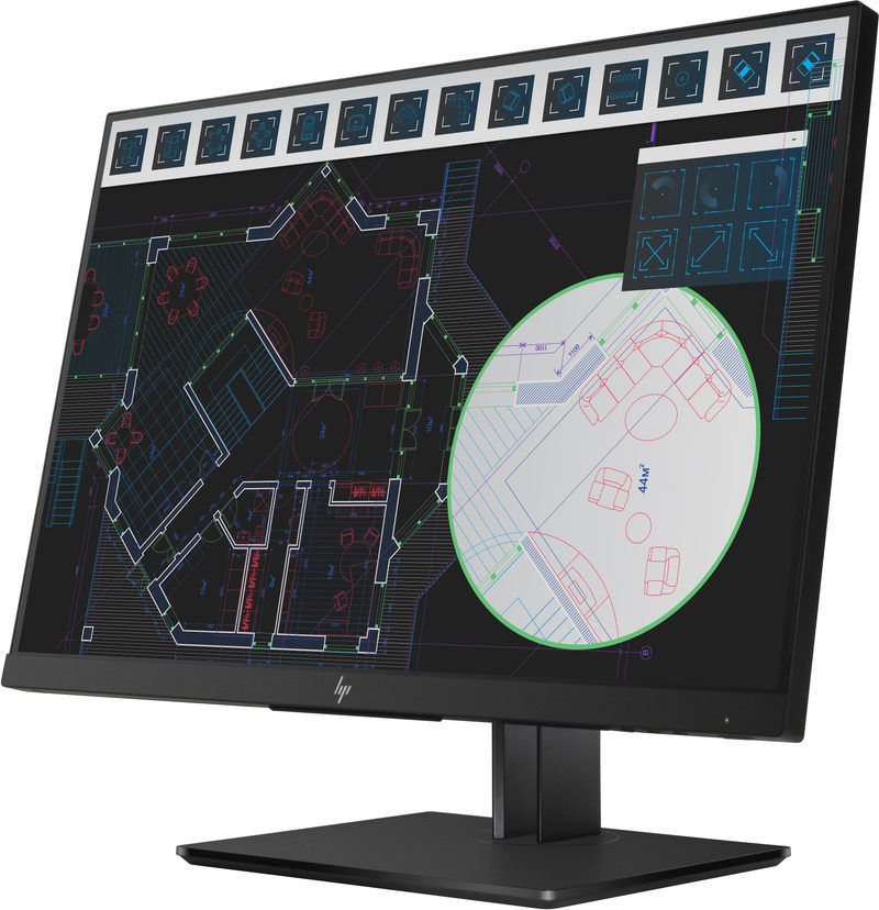 HP Pantalla Z24i G2 de 24 pulgadas computer monitor 61 cm (24") 1920 x 1200 pixels WUXGA LED Black