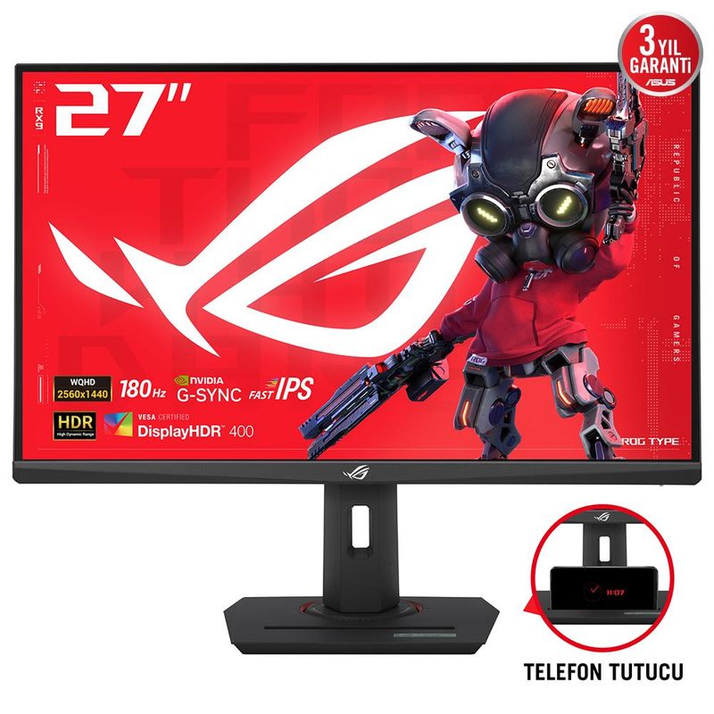 ASUS ROG Strix XG27ACS computer monitor 68.6 cm (27") 2560 x 1440 pixels Quad HD LED Black