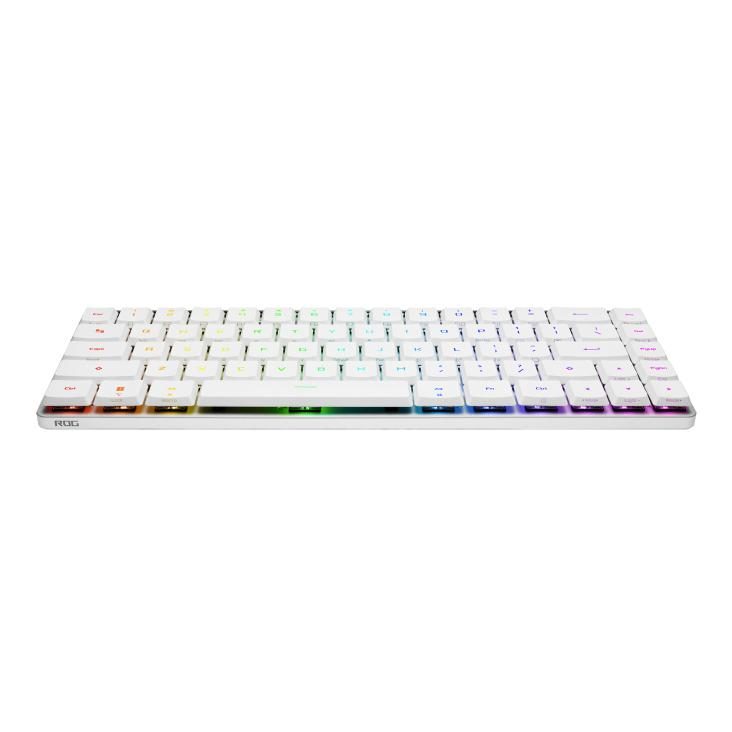 ASUS ROG Falchion RX Low Profile keyboard Gaming USB + RF Wireless + Bluetooth QWERTZ White