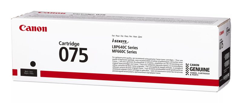 Canon 075 toner cartridge 1 pc(s) Original Black