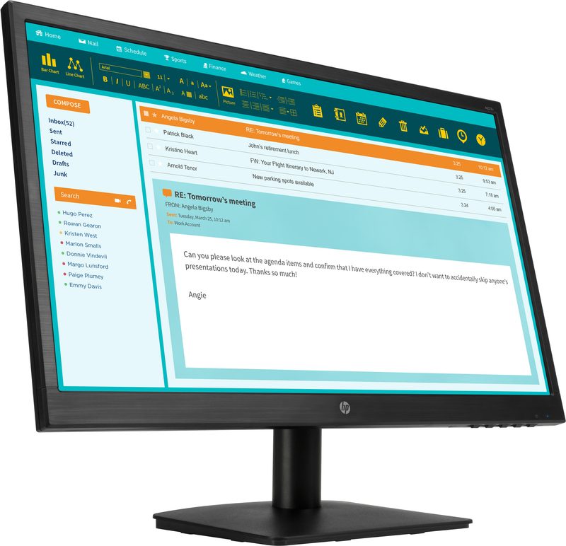 HP N223 computer monitor 54.6 cm (21.5") 1920 x 1080 pixels Full HD LED Black