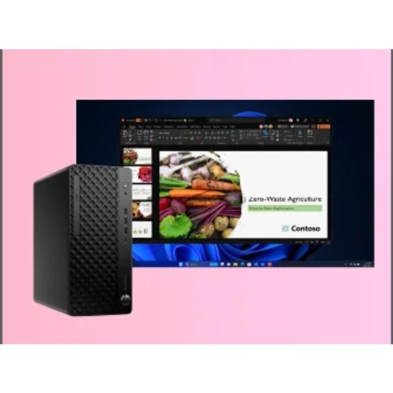 HP ProDesk 4 Tower G1i AI Wolf Pro Security Edition Intel Core Ultra 7 265 16 GB DDR5-SDRAM 512 GB SSD Windows 11 Pro PC AI PC Black