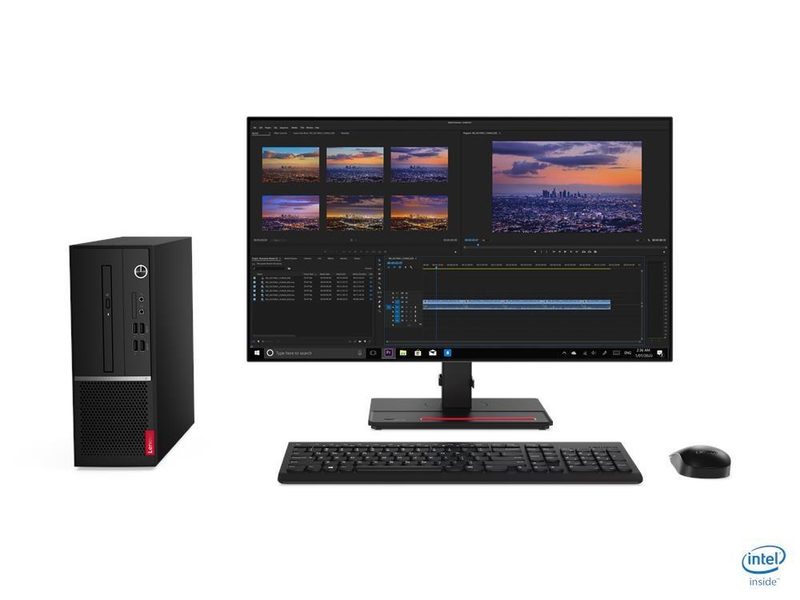 Lenovo V50s-07IMB Intel® Core™ i3 i3-10100 8 GB DDR4-SDRAM 1 TB HDD Windows 10 Pro SFF PC Black