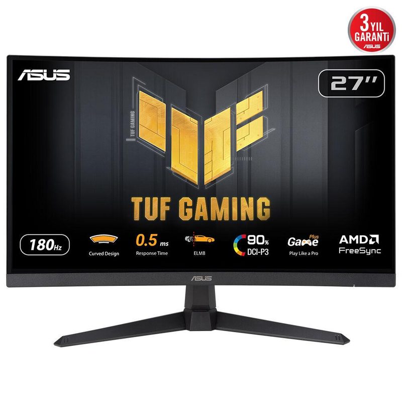 ASUS TUF Gaming VG27WQ3B computer monitor 68.6 cm (27") 2560 x 1440 pixels Quad HD LCD Black