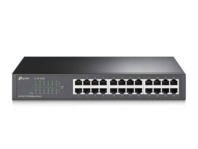 TP-Link TL-SF1024D Unmanaged Fast Ethernet (10/100) Grey