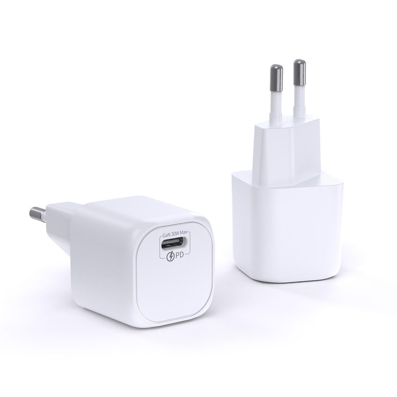 WiWU Type-C Wall Charger 30W GaN Super Fast Charging Power Delivery Adapter for iPhone 13