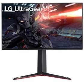 LG 27” Ultragear 4K UHD Nano IPS 1ms 144Hz G-Sync Compatible Gaming Monitor, Black (27GN95B-B)