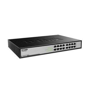 D-LINK DES-1016C/B 16 PORT 10/100MBPS UNMANAGED SW(METAL CASING, ) UK POWER PLUG