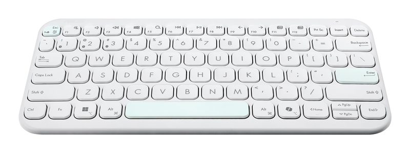 ASUS Marshmallow KW100 keyboard Home Bluetooth White