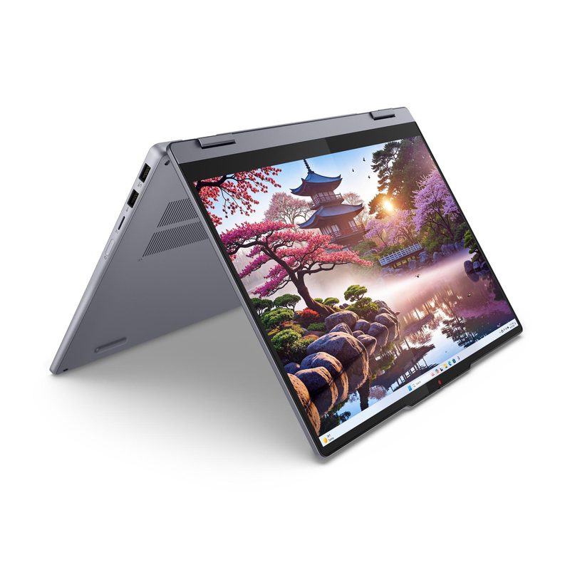 Lenovo IdeaPad 5 2-in-1 14AKP10 Copilot+ PC AMD Ryzen™ AI 5 340 Hybrid (2-in-1) 35.6 cm (14") Touchscreen WUXGA 16 GB LPDDR5x-SDRAM 512 GB SSD Wi-Fi 7 (802.11be) Windows 11 Home Grey German