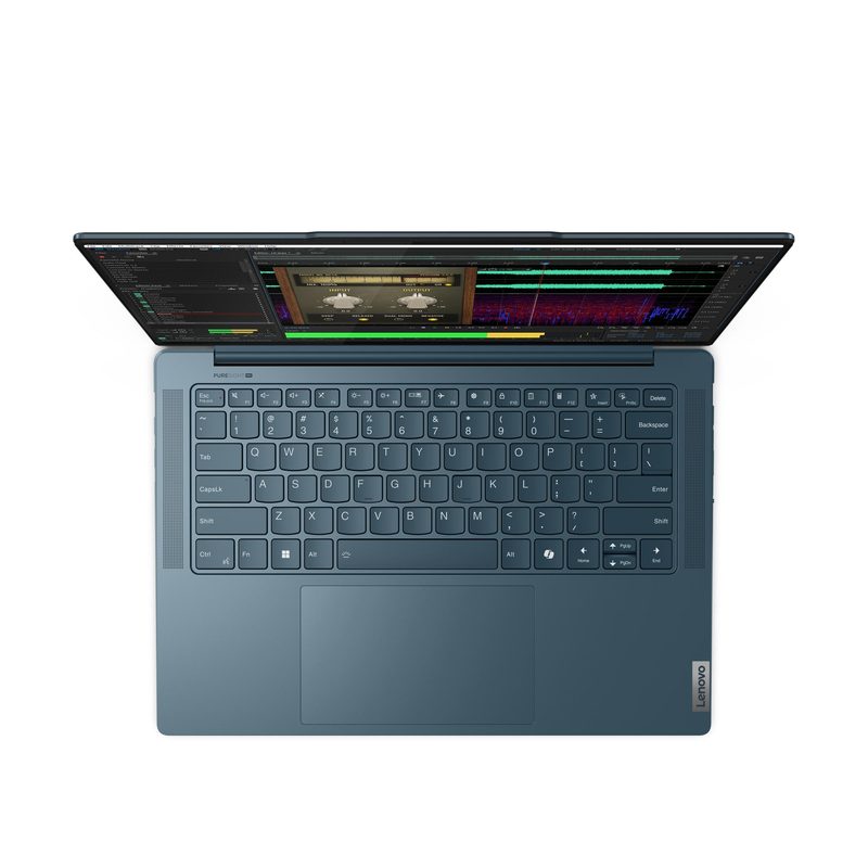 Lenovo Yoga Pro 7 14IMH9 Intel Core Ultra 7 155H Laptop 36.8 cm (14.5") 2.8K 16 GB 1 TB SSD NVIDIA GeForce RTX 4050 Wi-Fi 6E (802.11ax) Windows 11 Home Teal