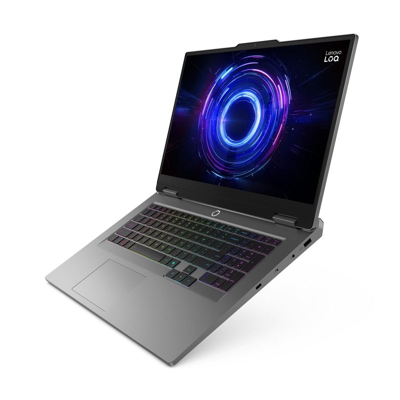 Lenovo LOQ 17IRX10 Intel® Core™ i7 i7-14700HX Laptop 43.9 cm (17.3") Full HD 24 GB DDR5-SDRAM 1 TB SSD NVIDIA GeForce RTX 5070 Wi-Fi 6 (802.11ax) Windows 11 Home Grey English