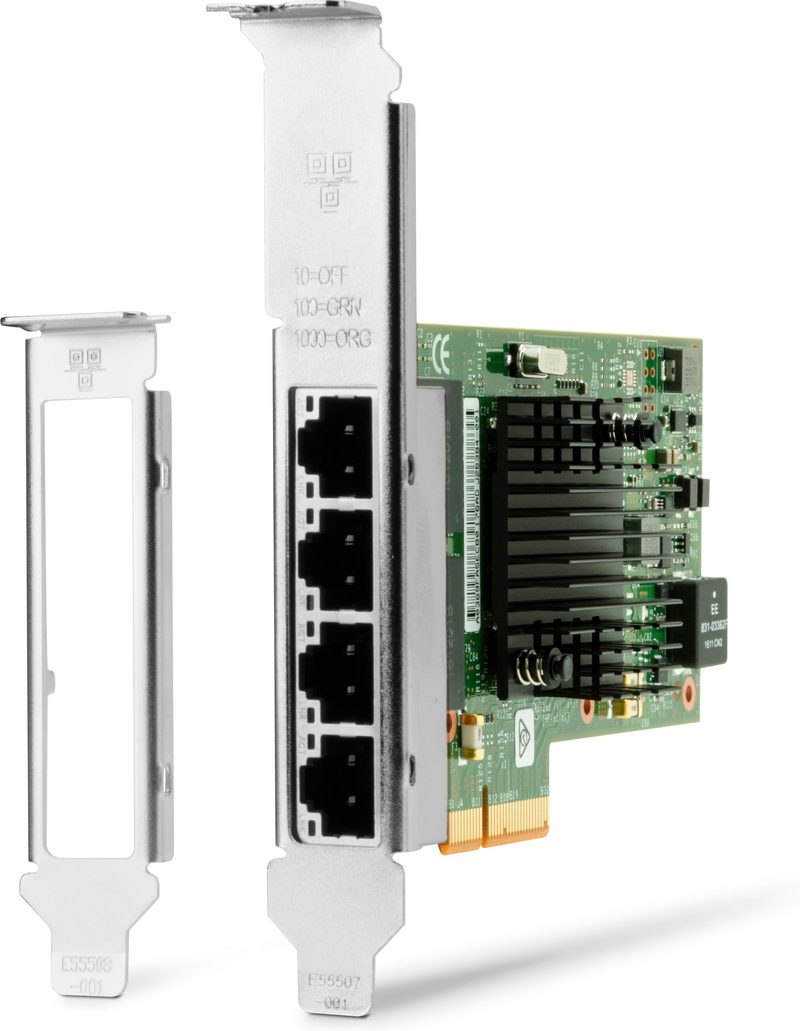 HP Intel Ethernet I350-T4 4-Port 1Gb NIC Internal 1000 Mbit/s