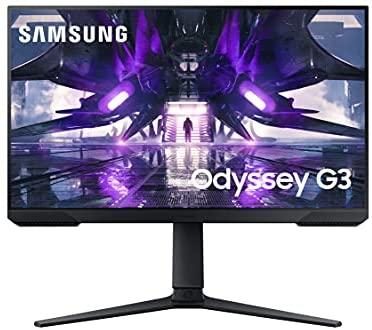 SAMSUNG 27” Odyssey G30A Gaming Computer Monitor, FHD LED Display, 144Hz, 1ms, FreeSync Premium, Adjustable, Borderless Design (LS27AG302NNXZA), Black