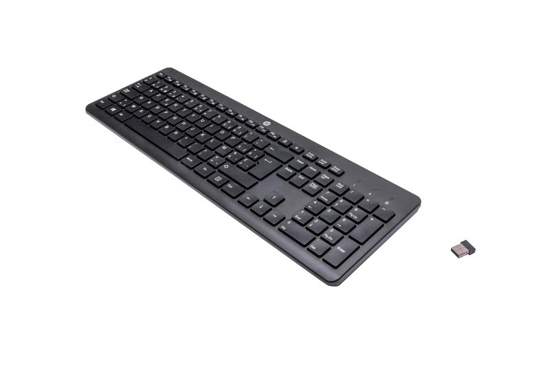 HP 230 Wireless keyboard Universal RF Wireless AZERTY Belgian Black