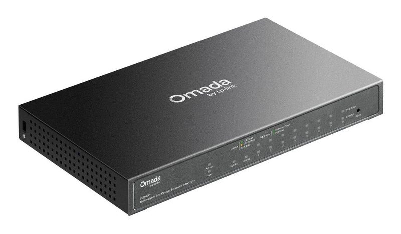 TP-Link Omada ES210GP network switch Managed L2 Gigabit Ethernet (10/100/1000) Power over Ethernet (PoE) DIN rail Black