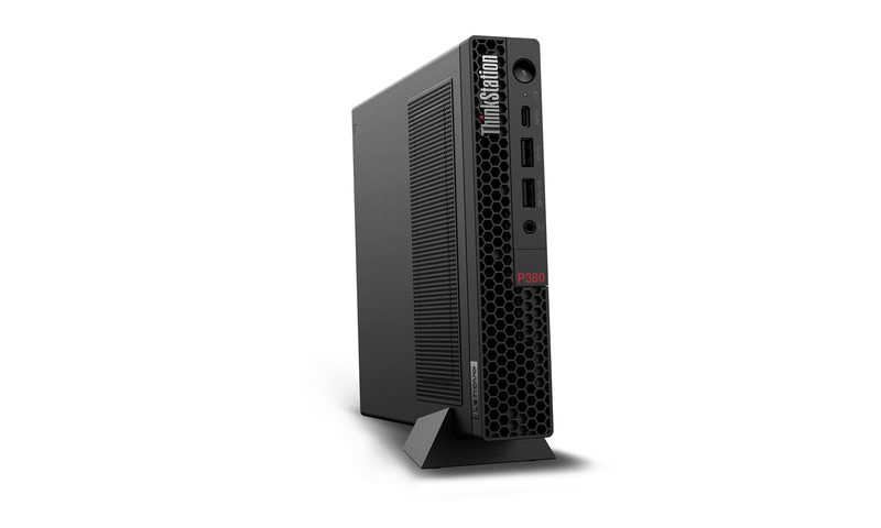 Lenovo ThinkStation P360 Tiny Intel® Core™ i5 i5-12500T 8 GB DDR5-SDRAM 512 GB SSD NVIDIA T600 Windows 11 Pro Workstation Black