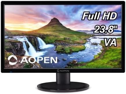 AOPEN 24CH3Y Abi 23.8″ Full HD (1920 x 1080) VA Monitor | 60Hz Refresh Rate | 4ms Response Time | 1 x HDMI 1.4 & 1 x VGA Port