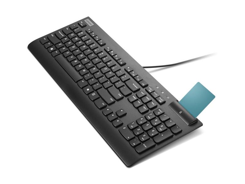 Lenovo Smartcard Wired II keyboard Office USB Spanish Black