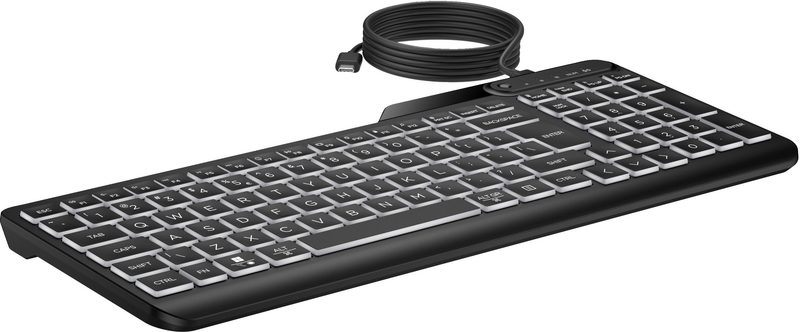 HP 405 Multi-Dev BL WD KBD EMEA-INTL EN keyboard Home USB Black