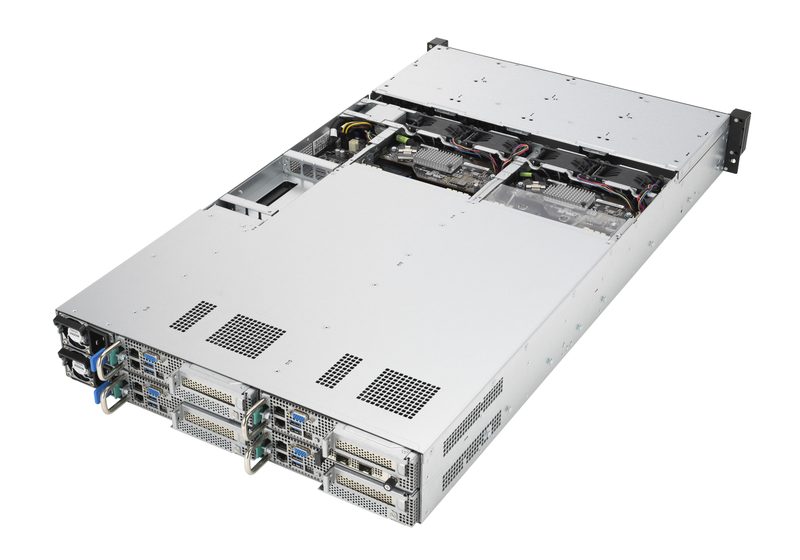 ASUS RS720Q-E10-RS8U Intel C621A LGA 4189 Rack (2U) Black, Silver