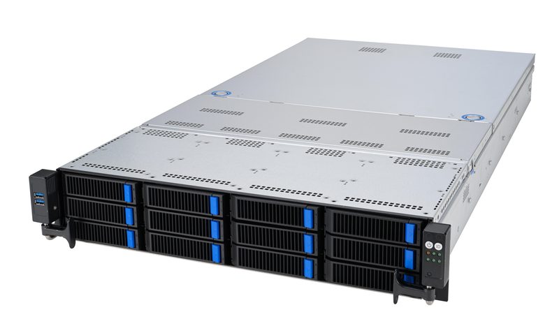 ASUS RS720A-E12-RS12 Socket SP5 Rack (2U) Grey