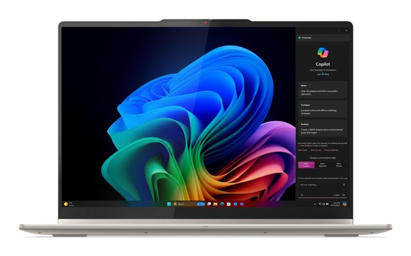 Lenovo Yoga 7 2-in-1 16AKP10 Copilot+ PC AMD Ryzen™ AI 7 350 Hybrid (2-in-1) 40.6 cm (16") Touchscreen WUXGA 16 GB LPDDR5x-SDRAM 1 TB SSD Wi-Fi 7 (802.11be) Windows 11 Home English