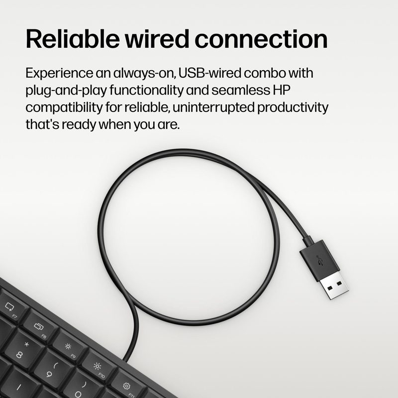 HP 170C Wired Mouse and Keyboard Combo