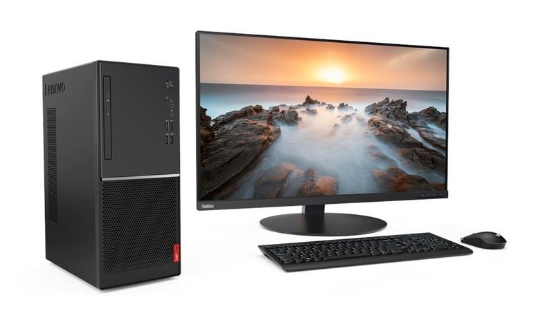 Lenovo V55t-15ARE AMD Ryzen™ 3 4300G 4 GB DDR4-SDRAM 256 GB SSD Tower PC Black
