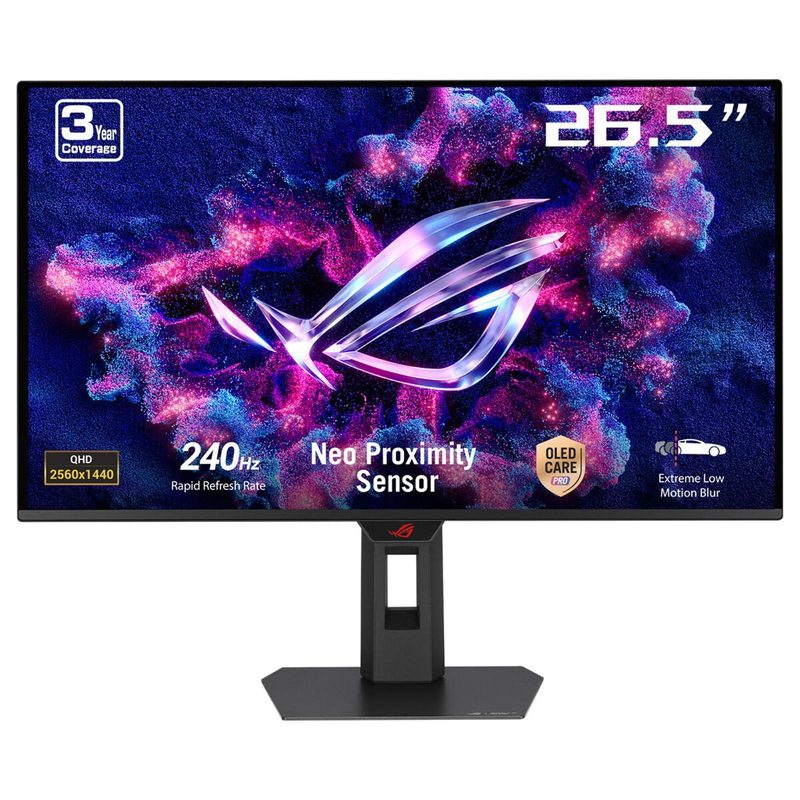 ASUS ROG Strix OLED XG27AQDMES computer monitor 67.3 cm (26.5") 2560 x 1440 pixels Quad HD QD-OLED Black