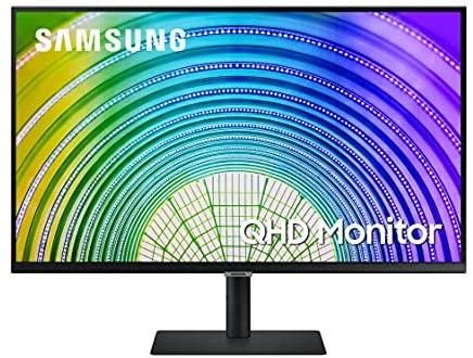 SAMSUNG 32-Inch QHD Computer Monitor, 75Hz, HDMI, USB-C, 1440p Monitor, HDR10, Vertical Monitor, AMD Freesync, TUV-Certified Intelligent Eye Care, Daisy Chain Technology, S60UA (LS32A600UUNXGO)