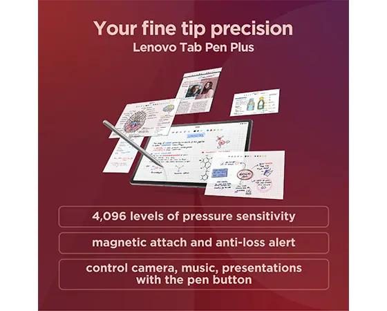Lenovo Tab P12 Mediatek 128 GB 32.3 cm (12.7") 8 GB Wi-Fi 6 (802.11ax) Android 13 Grey