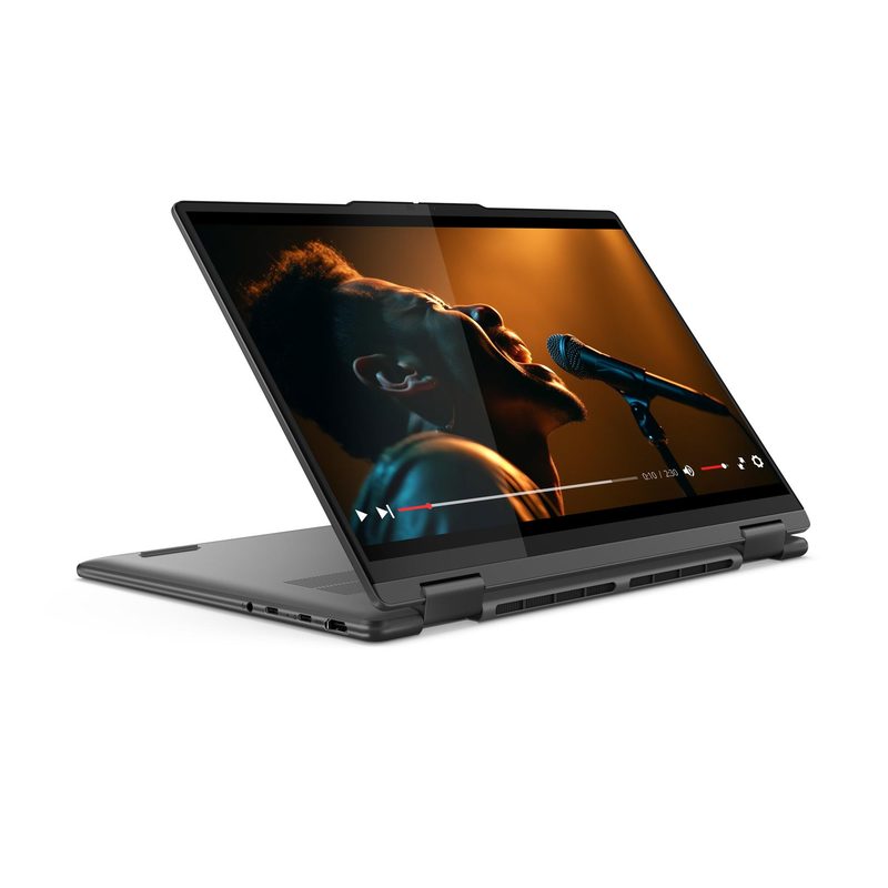 Lenovo Yoga 7 2-in-1 14AHP9 AMD Ryzen™ 5 PRO 8640HS Hybrid (2-in-1) 35.6 cm (14") Touchscreen WUXGA 16 GB LPDDR5x-SDRAM 512 GB SSD Wi-Fi 6E (802.11ax) Windows 11 Home Grey German